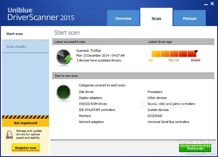 Driver Scanner,Uniblue Driver Scanner,驱动更新